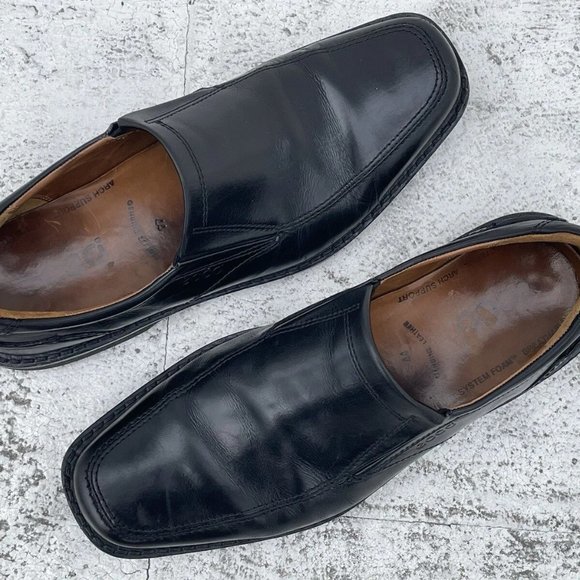 Ecco Men Shoes Black Leather Upper Slip On Loafer Size 44EU 11US main image 9